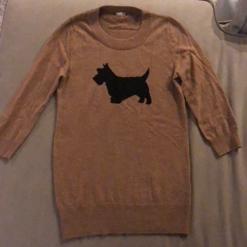 J. crew Scotty Dog sweater- XS